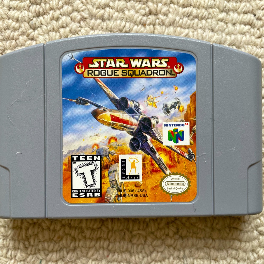 Nintendo 64 Star Wars Rogue Squadron Video Game